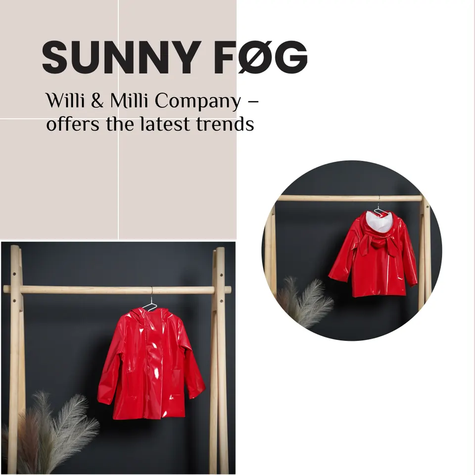 Red Hooded RainCoat With Ear