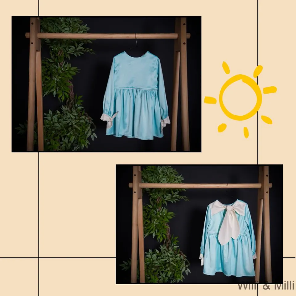 Pastel Blue Royal Dress