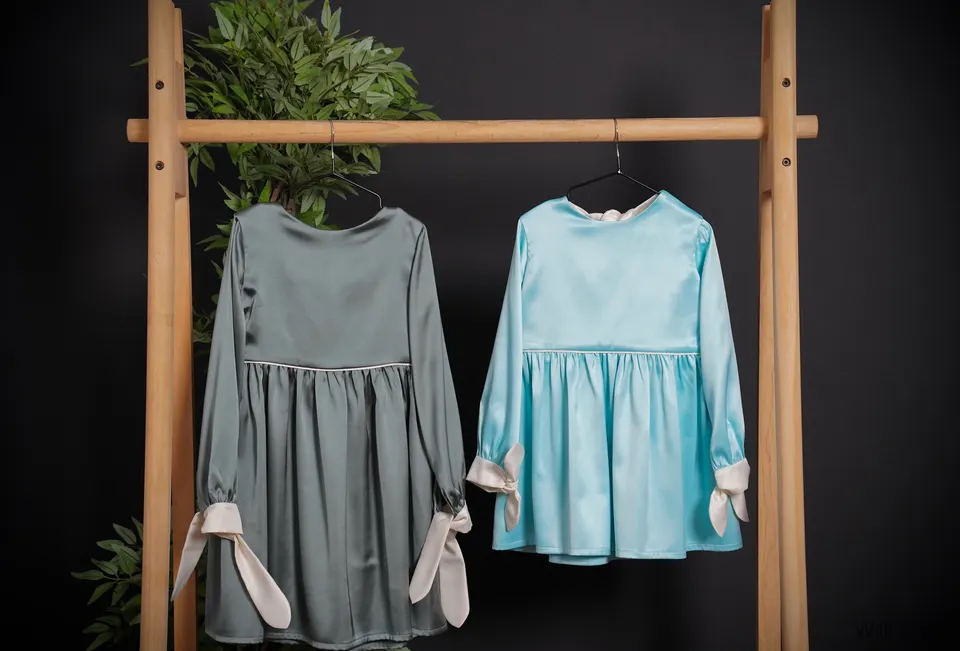 Pastel Blue Royal Dress — photo 2