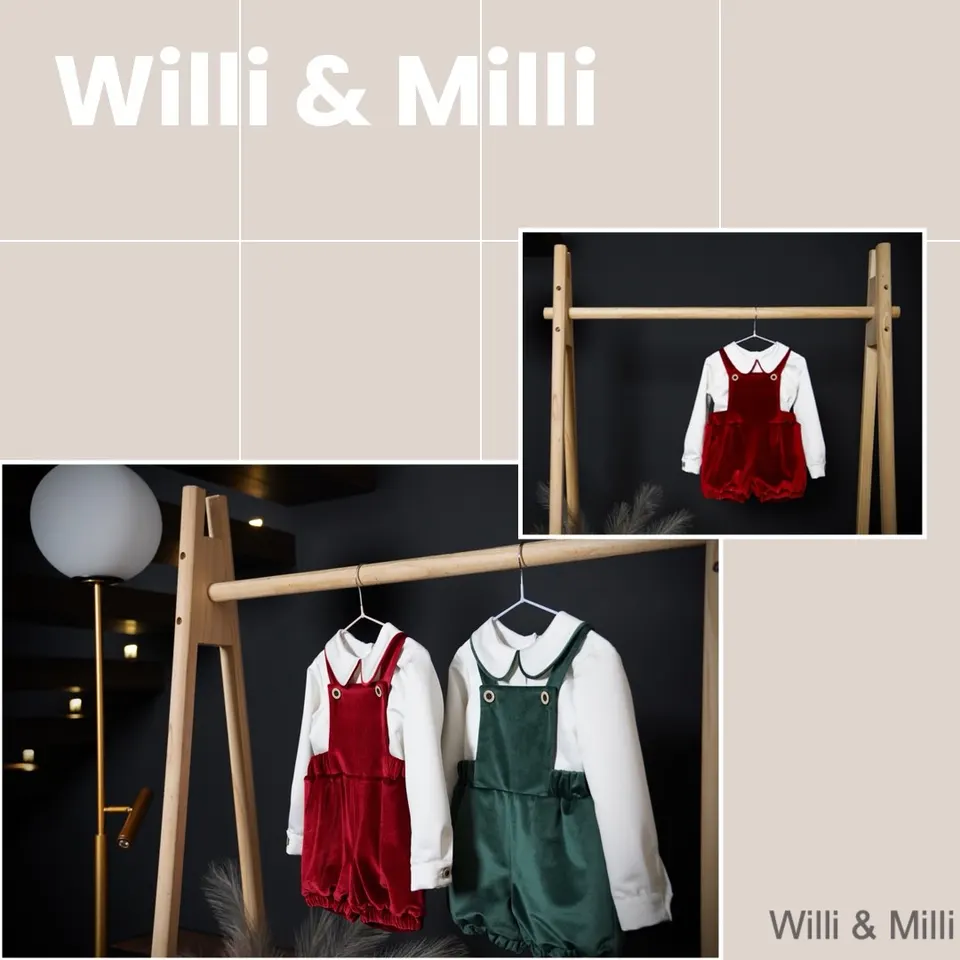 Baby Red Velvet Set