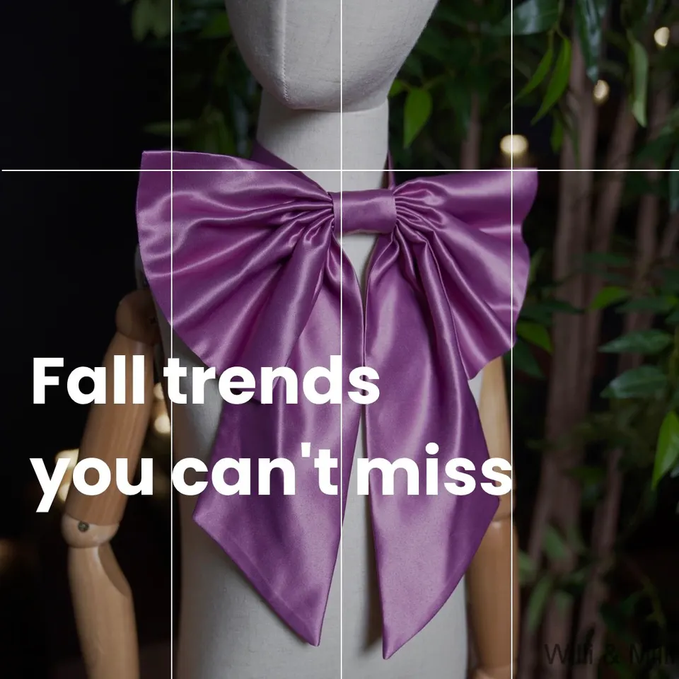 Purple Big Sash Bow Collar