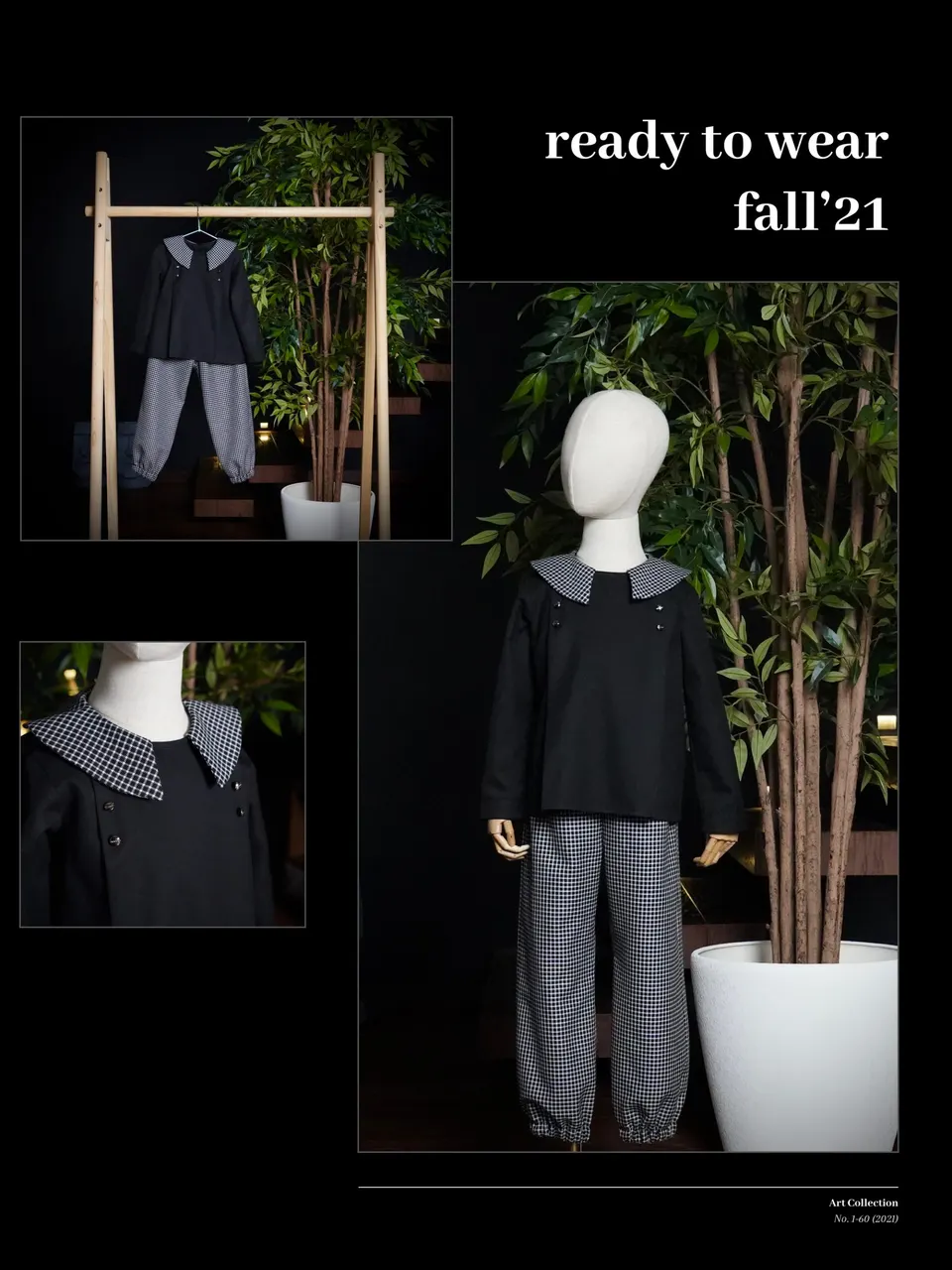 Classic SET With Cubic Fabric Details