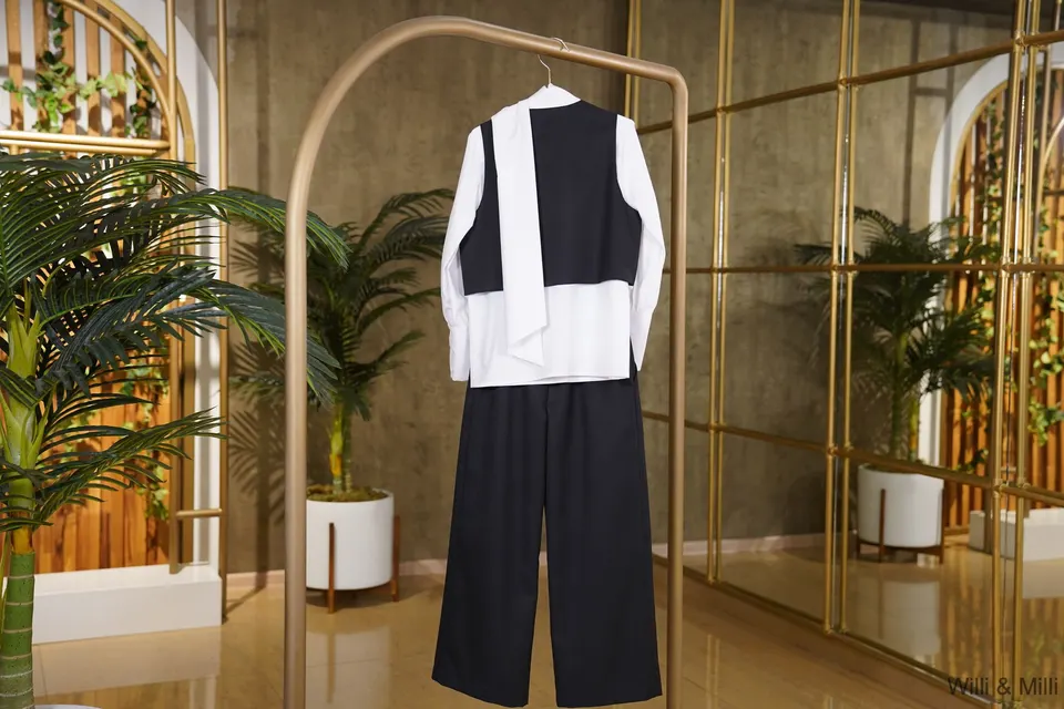 Black Formal Vest — photo 6