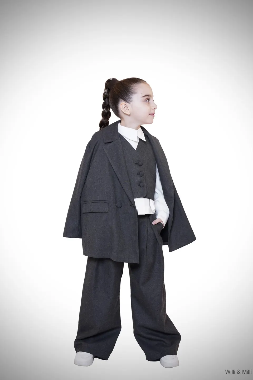 Dark Gray Formal Trousers