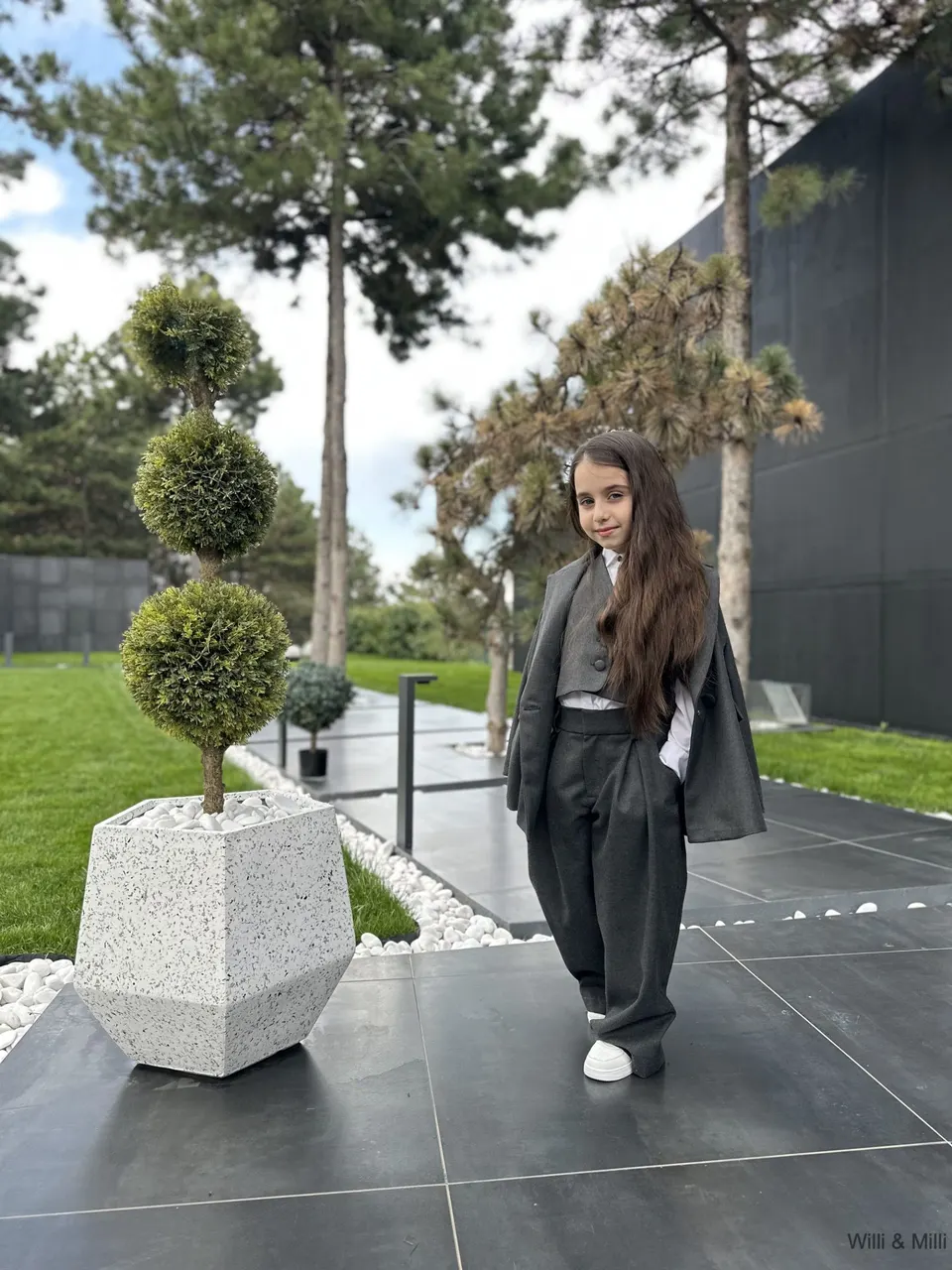 Dark Gray Formal Trousers — photo 3
