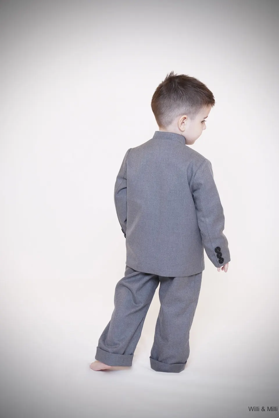 Light Gray Jacket With Black Lining