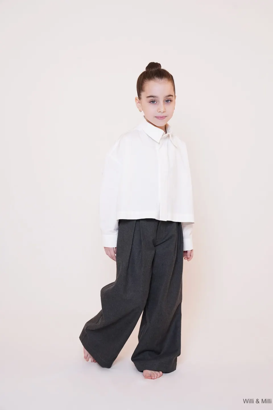 White Cotton Short Shirt