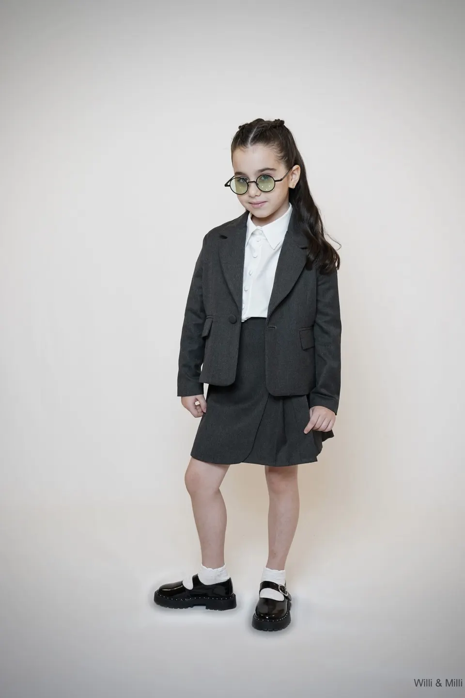 Dark Gray Classic Skirt - BTS