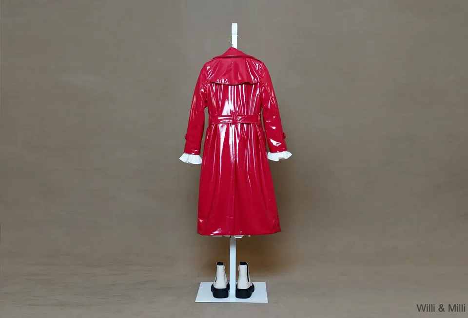 Red Rain-Trench With Lining — photo 2