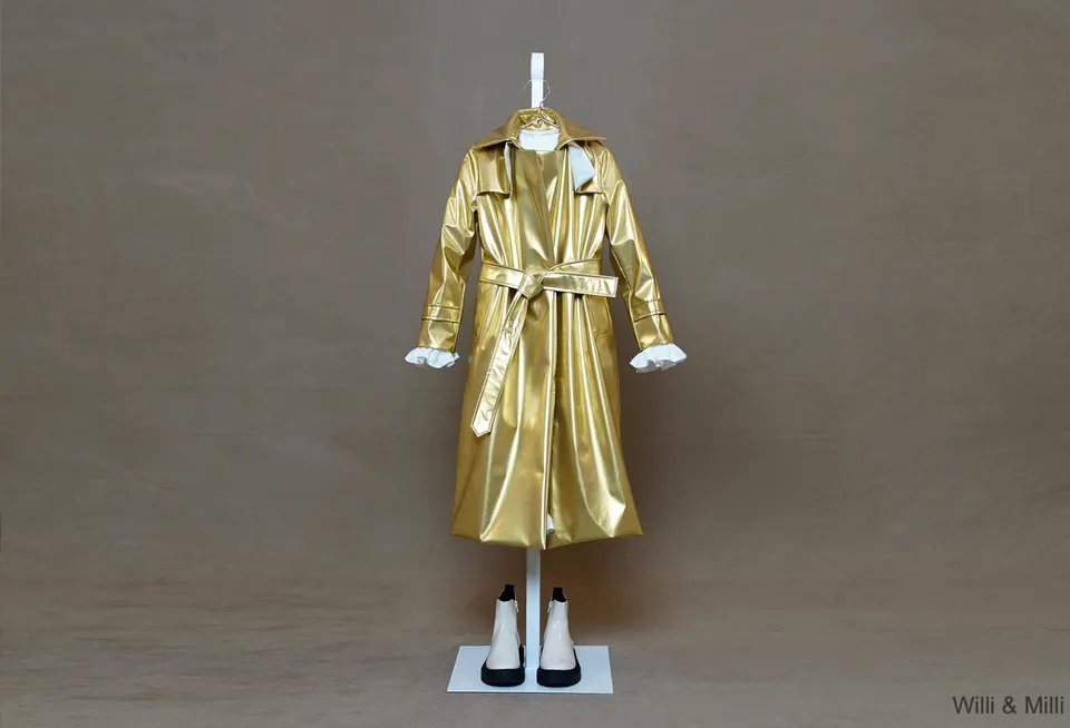 Gold Rain-Trench With Lining