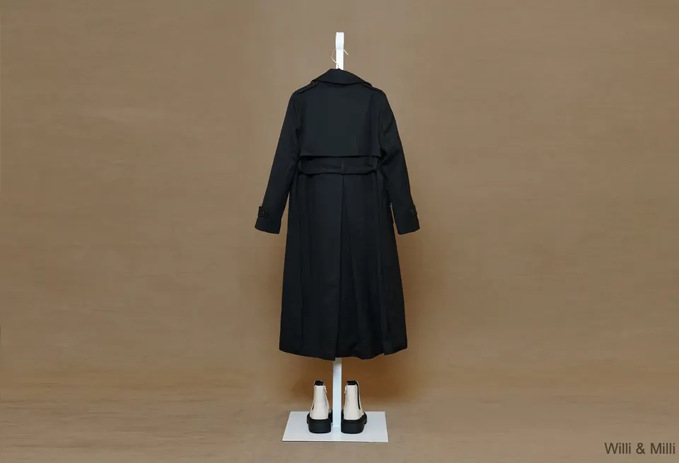 Classic Trench In Black — photo 4