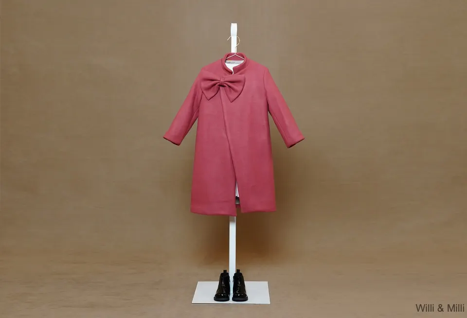 Pink Elegance Asymmetrical Coat