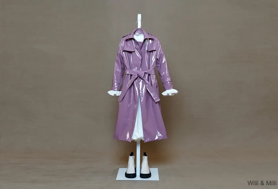 Purple Rain-Trench With Lining