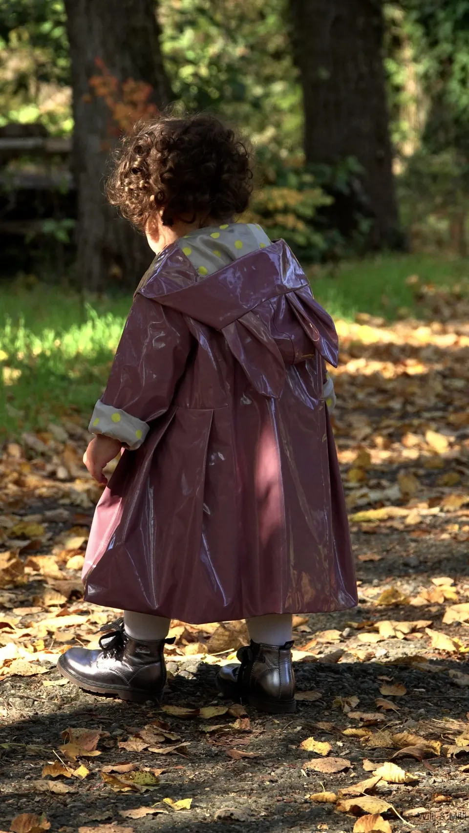 Purple Rain-Coat With Ears — photo 3