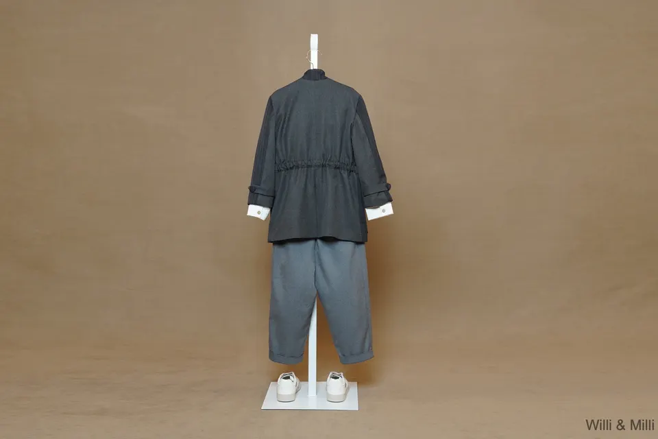 Two Fabric Pocket Striped Jacket — photo 3
