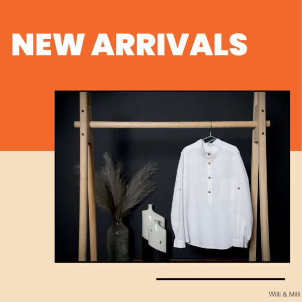 White Oxford-Button Shirt With Pocket