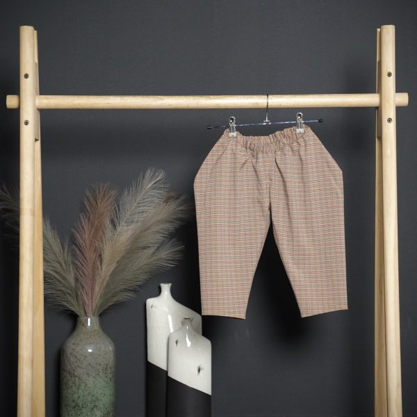 Beige Cubic Galife Trousers