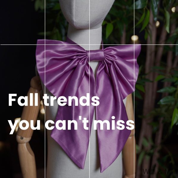 Purple Big Sash Bow Collar