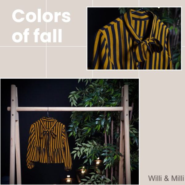 Vintage Colorful Striped Blouse