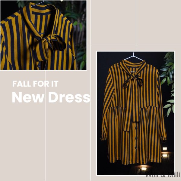 Vintage Colorful Striped Dress