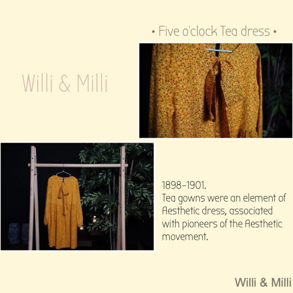 Vintage Colorful Yellow Dress