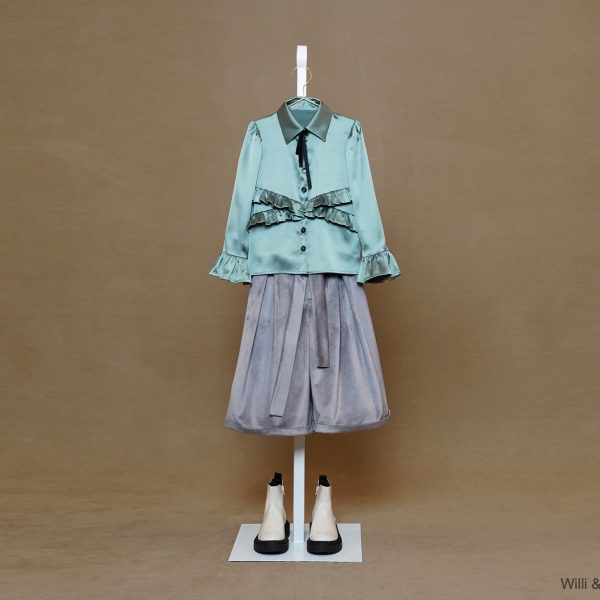 Gray Velvet Short Classic Trousers