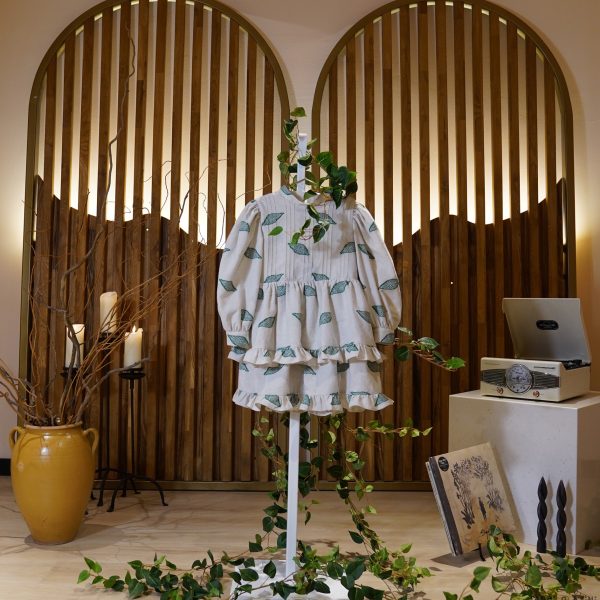 Leaves Linen Dress